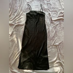 Final Sale! Silky Black Dress